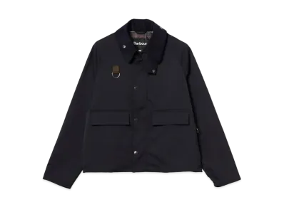 Barbour x BEAMS F SPEY Mix Fabric Stretch Twil Short Blouson "Navy"