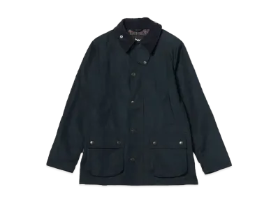 Barbour x BEAMS F Bedale SL Peach Skin Jacket "Navy"