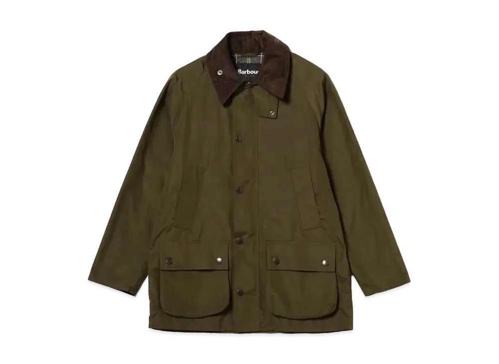 Barbour x BEAMS F Bedale Classic Fit Peach Skin Jacket "Sage"