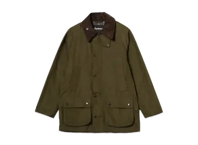 Barbour x BEAMS F Bedale Classic Fit Peach Skin Jacket "Sage"
