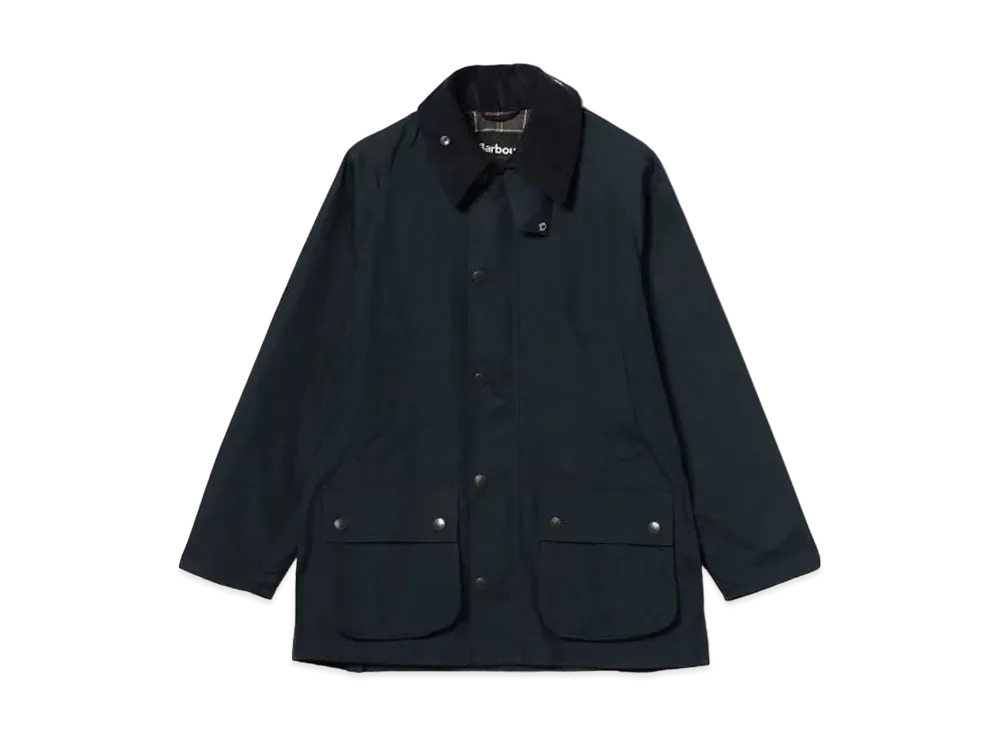 Barbour x BEAMS F Bedale Classic Fit Peach Skin Jacket "Navy"