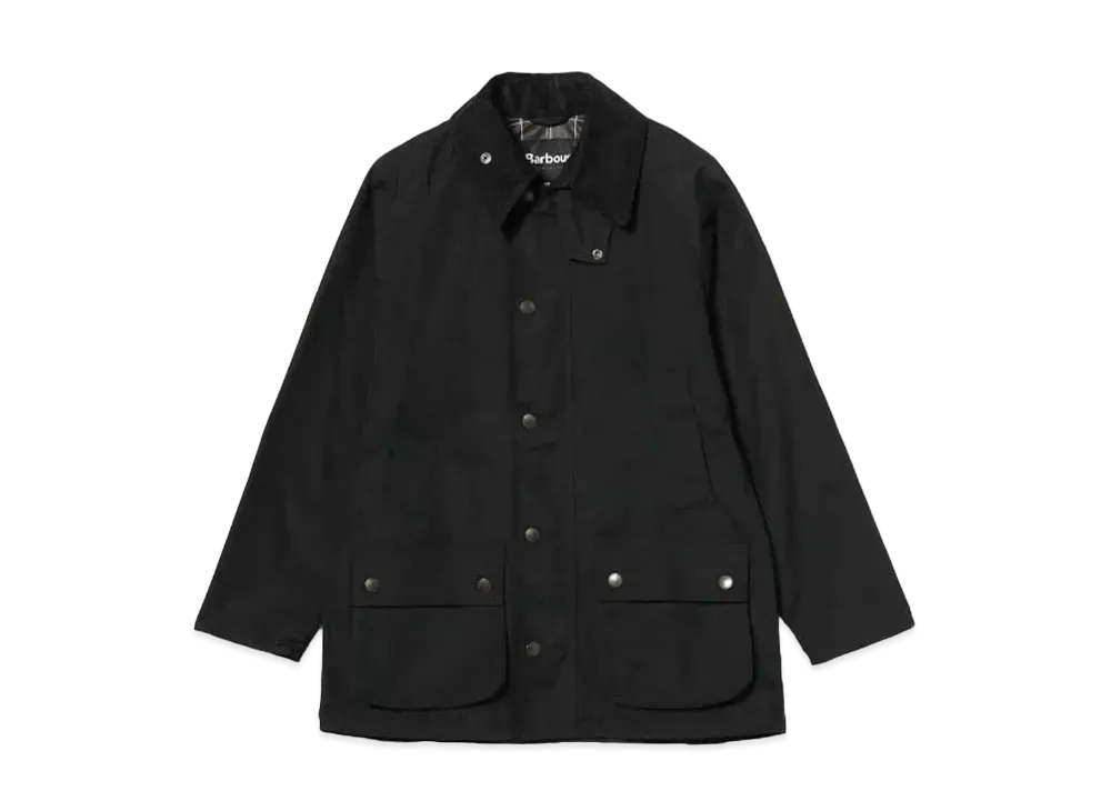 Barbour x BEAMS F Bedale Classic Fit Peach Skin Jacket "Black"