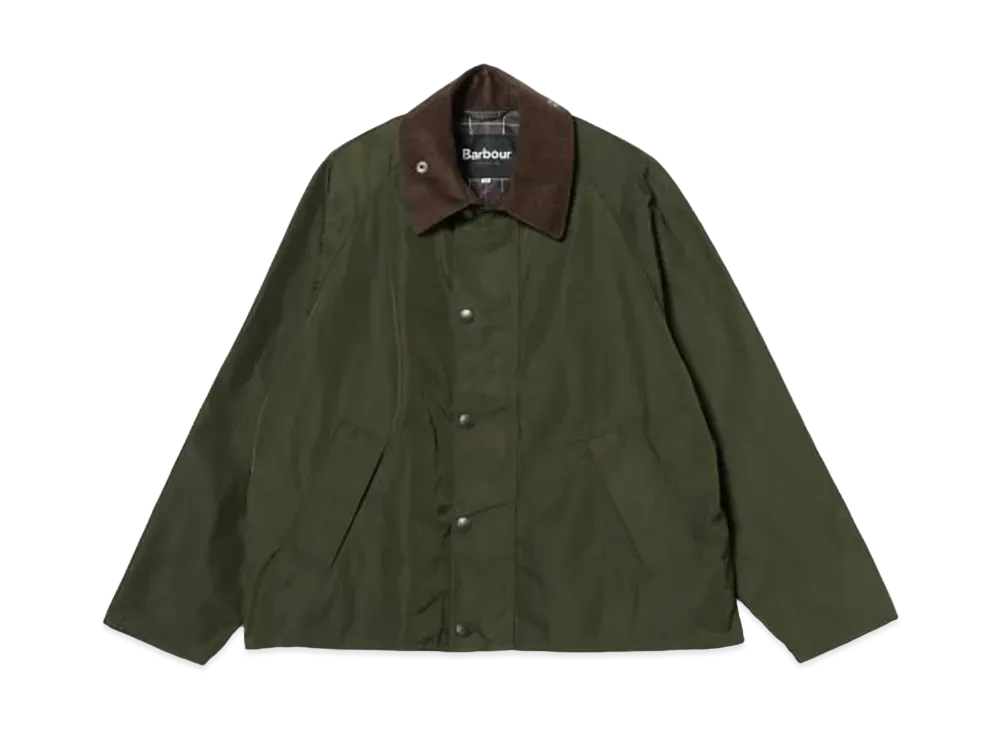Barbour x BEAMS F Transport Jacket Polyester Memory Twill Jacket "Green"