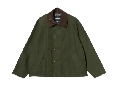 Barbour x BEAMS F Transport Jacket Polyester Memory Twill Jacket "Green"
