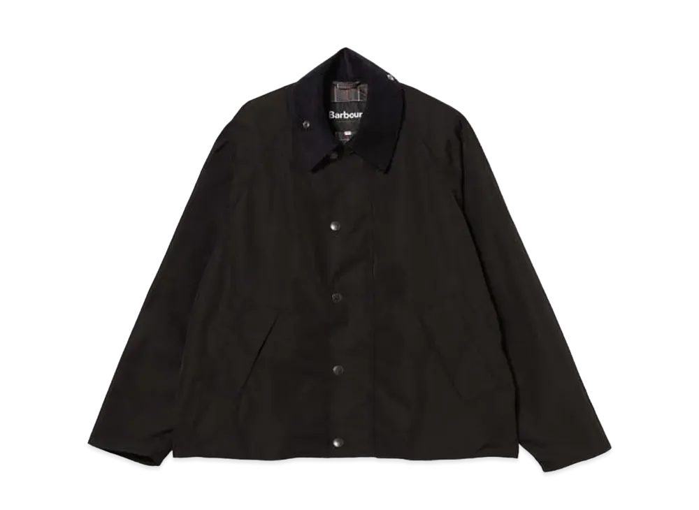 Barbour x BEAMS F Transport Jacket Polyester Memory Twill Jacket "Black"