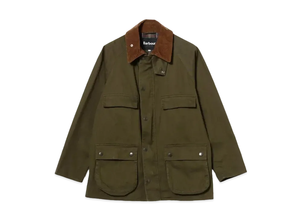 Barbour x BEAMS F Old Bedale Washed Cotton Jacket "Green"