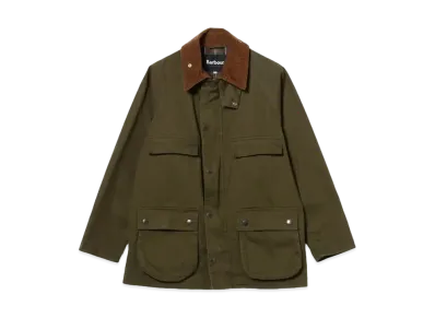 Barbour x BEAMS F Old Bedale Washed Cotton Jacket "Green"