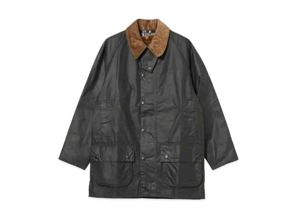 Barbour x BEAMS F Beaufort Oiled Jacket "Sage"