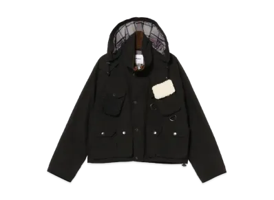 Barbour x International Gallery BEAMS Fly Fishing Jacket Washed Cotton Short Blouson "Black"