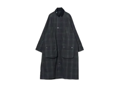 Barbour x BEAMS BOY Balvenie Long Jacket "Black Watch"
