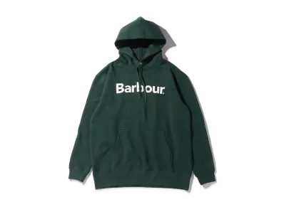 Barbour Front Logo Long Sleeve Hoodie "Green"