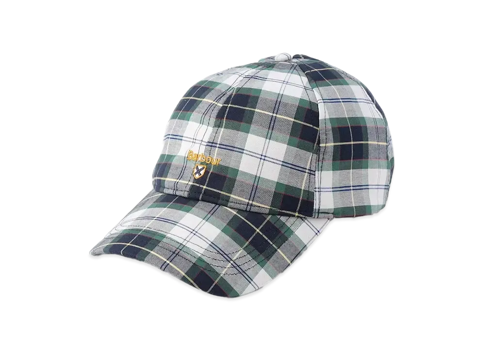Barbour Oxbridge Tartan Sports Cap "Navy"