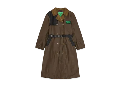 Barbour x GANNI Wax Trench "Brown"
