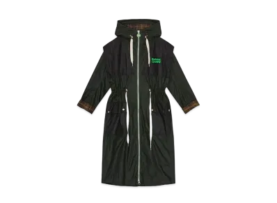 Barbour x GANNI Wax Hoodie "Black"