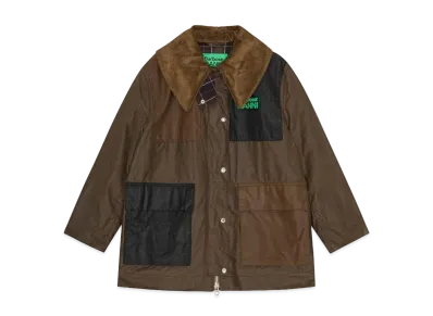 Barbour x GANNI Wax Duffel "Brown"