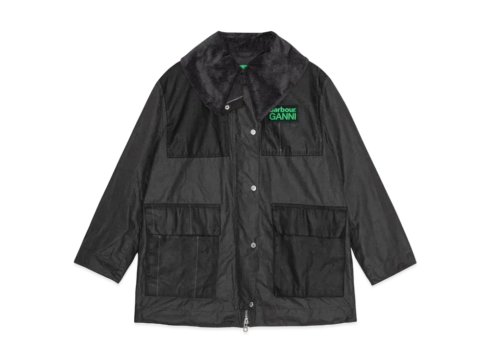 Barbour x GANNI Wax Duffel "Black"