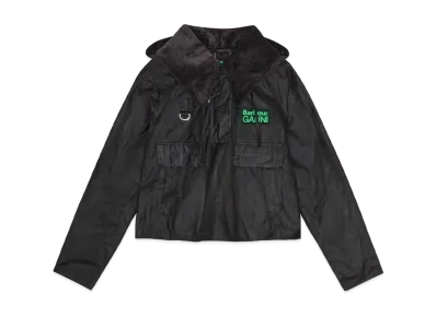 Barbour x GANNI Wax Anorak "Dark Green"