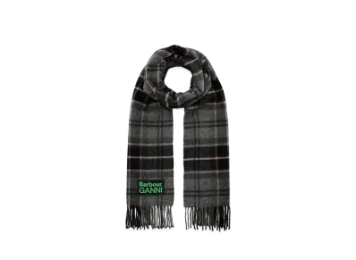 Barbour x GANNI Wool Scarf "Check"