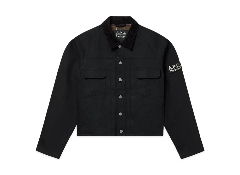 Barbour x A.P.C. Spay Denim Jacket "Black"