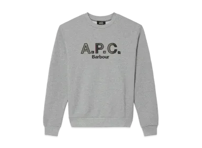 Barbour x A.P.C. Classic Logo Sweatshirt "Gray"