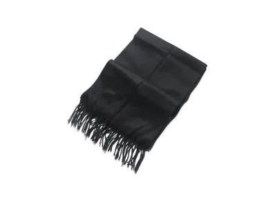 Barbour Plain Lambswool Scarf Solid "Black"