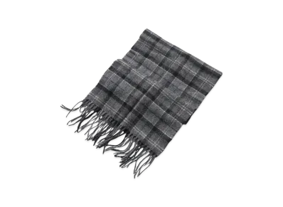Barbour Tartan Lambswool Scarf Check "Black/Grey Tartan"