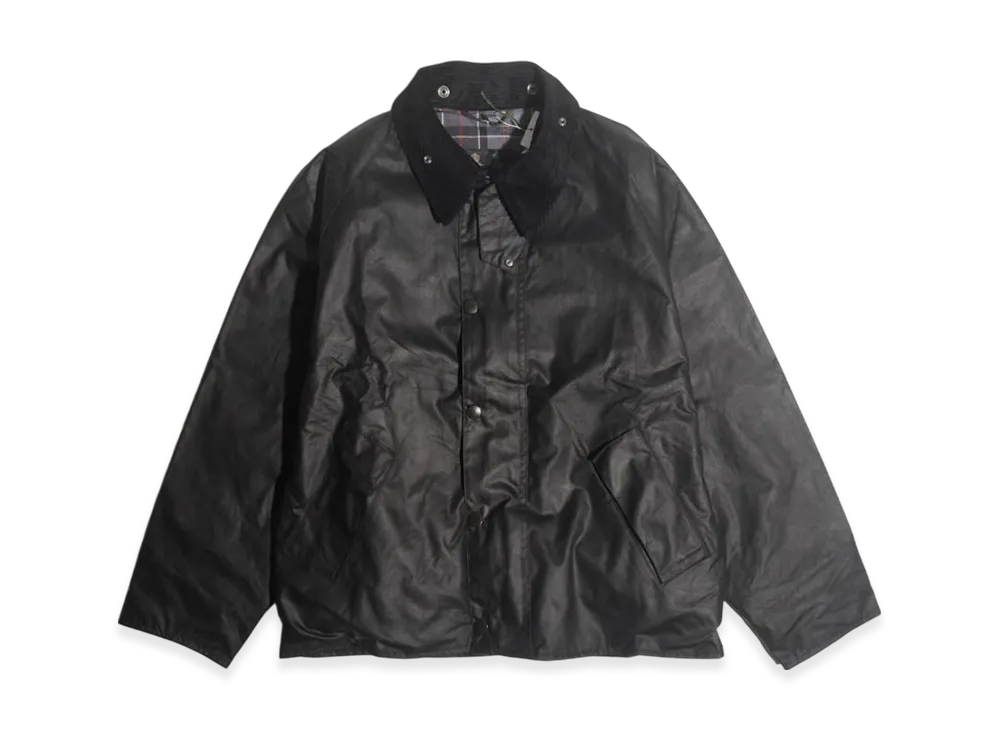 Barbour Transport Wax Jacket "Black"