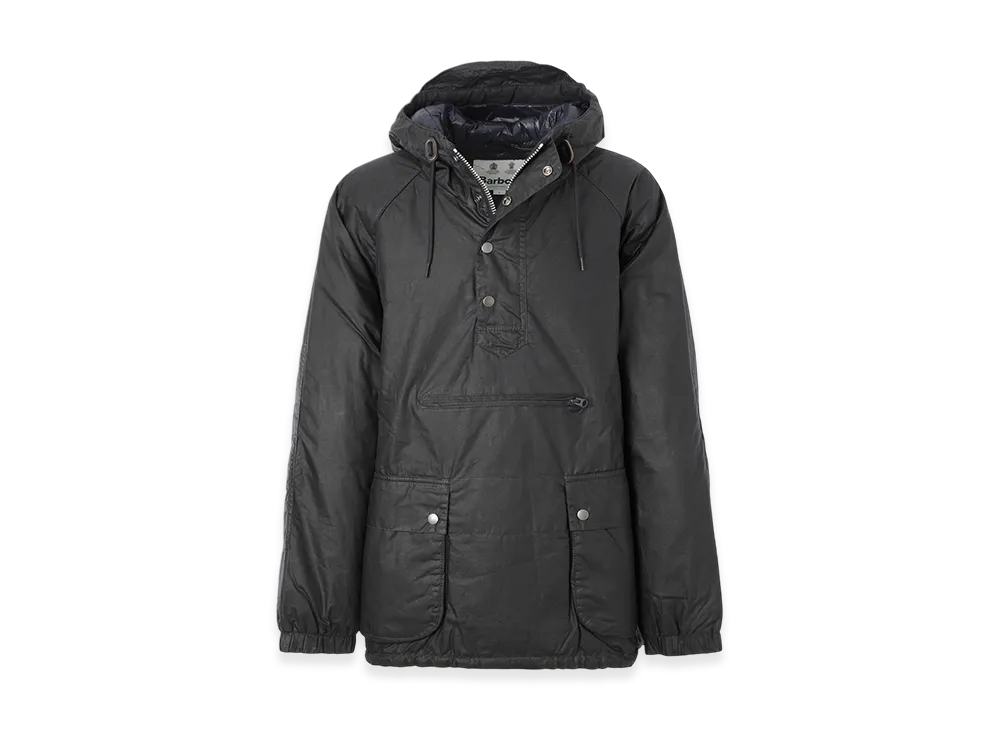 Barbour Nagoya Wax Overhead Pullover Blouson "Navy"