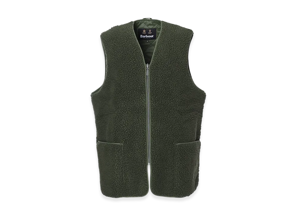 Barbour Berber Reversible Liner Vest "Sage"