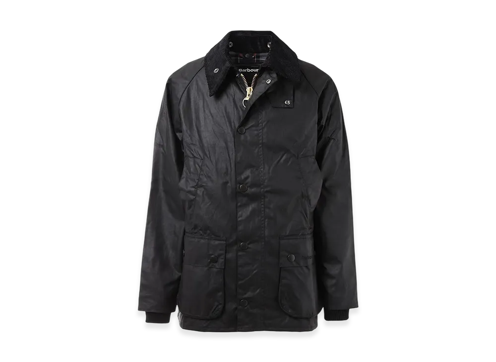 Barbour Bedale Waxed Cotton Jacket "Black"