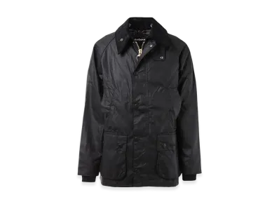 Barbour Bedale Waxed Cotton Jacket "Black"