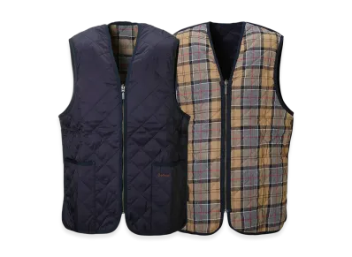 Barbour Quilted Waistcoat / Zip-In Padded Vest "Navy"