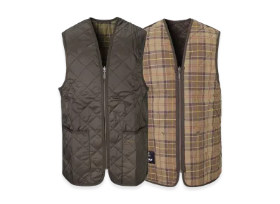 Barbour Quilted Waistcoat / Zip-In Padded Vest "Rustic/Muted"