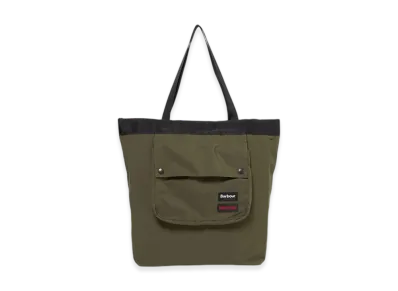Barbour x BRIEFING x UNITED ARROWS Pocketable Tote Bag "Olive"