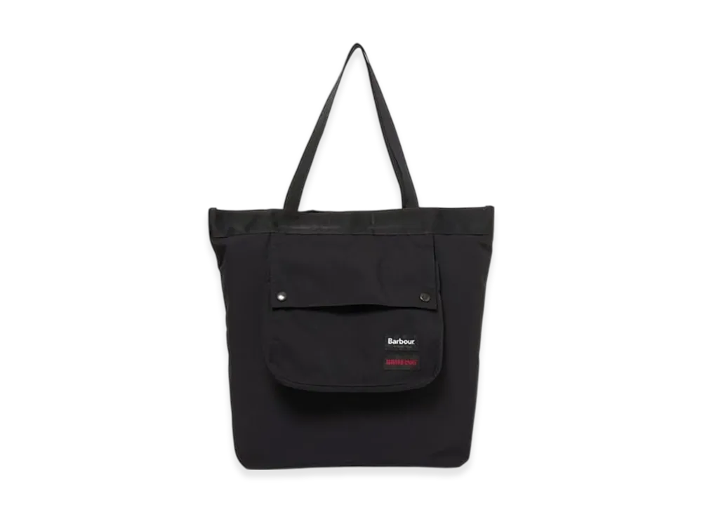 Barbour x BRIEFING x UNITED ARROWS Pocketable Tote Bag "Black"