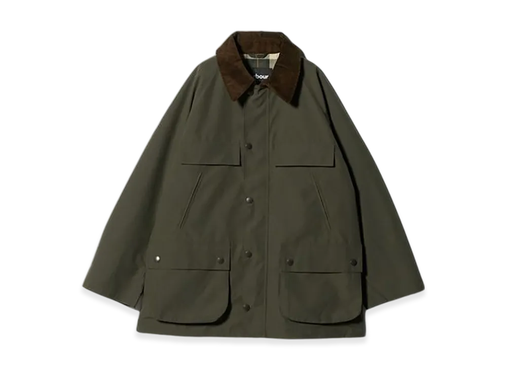 Barbour x BRIEFING x UNITED ARROWS Bedale / Stand Collar Blouson "Olive"