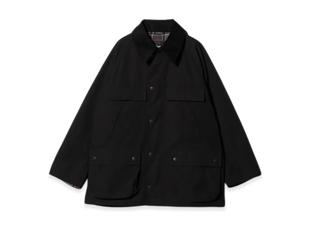 Barbour x BRIEFING x UNITED ARROWS Bedale / Stand Collar Blouson "Black"