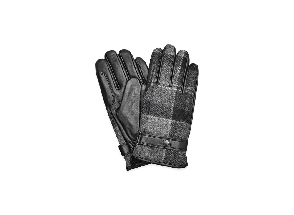 Barbour Newbrough Glove "Black/Grey"