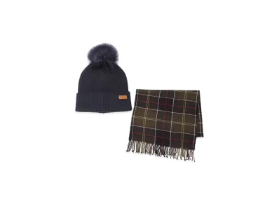 Barbour Beanie&Scarf Gift Set "Classic"