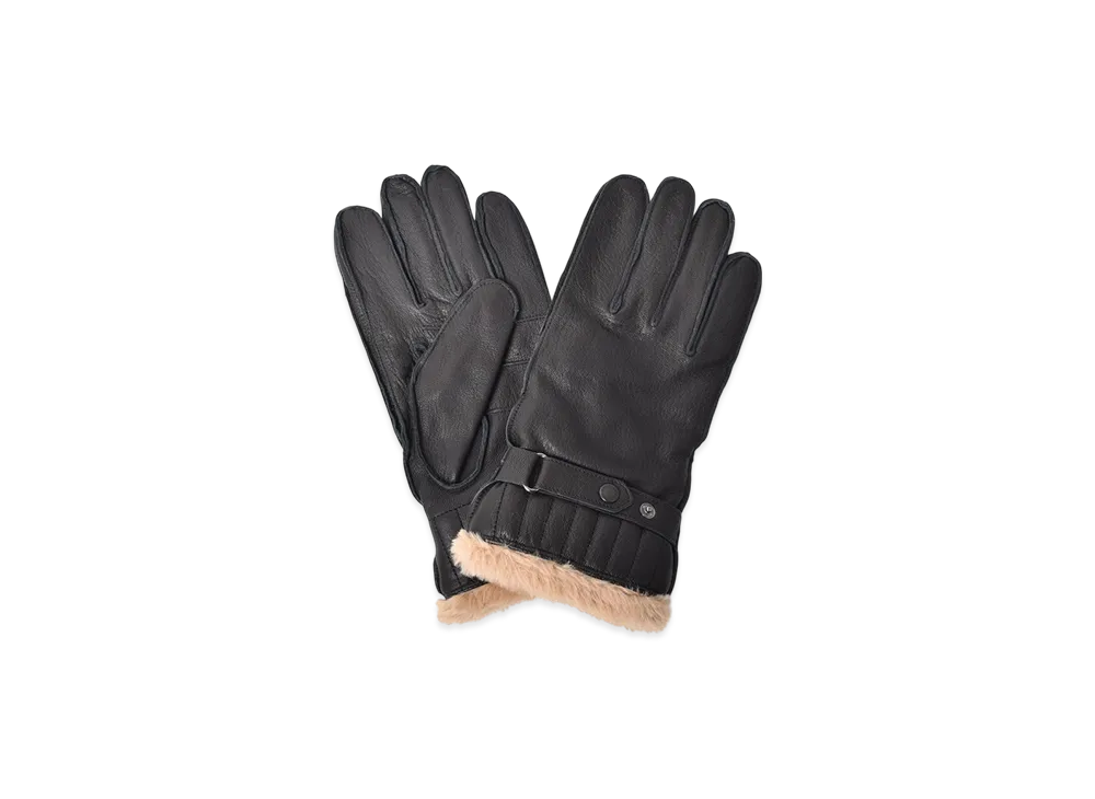 Barbour Leather Utility Gloves "Black"