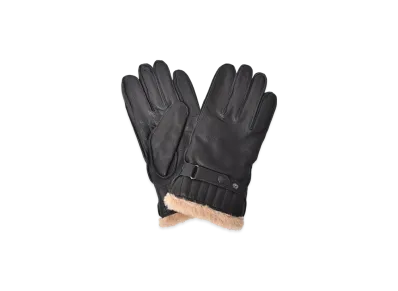 Barbour Leather Utility Gloves "Black"