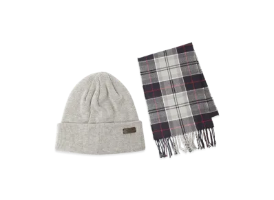Barbour Beanie&Scarf Gift Set "Blue Granite"