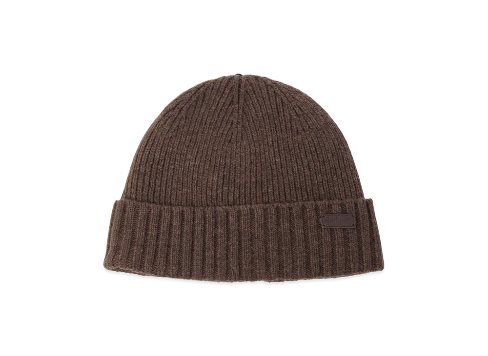 Barbour Carlton Beanie Hat "Mid Brown"