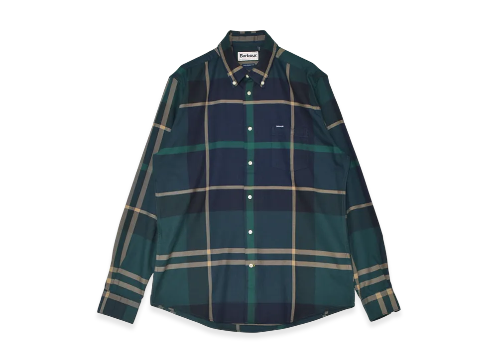 Barbour Chapter Check Overshirt "Green Loch"