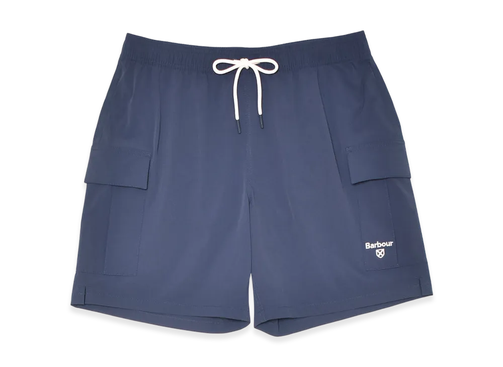 Barbour Ripstop Cargo Swim Shorts "Classic Navy"