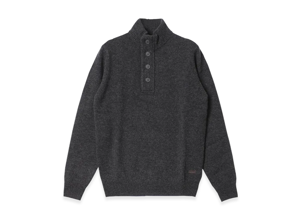 Barbour Essential Patch Sweater "Charcoal"