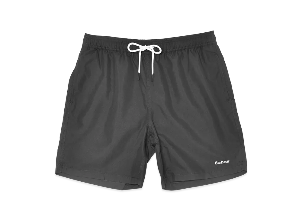 Barbour Staple Logo 7 Swim Shorts "Classic Black"