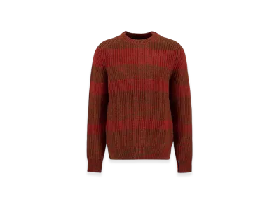Barbour x Paul Smith Saddle Crew Neck Knit "Red"