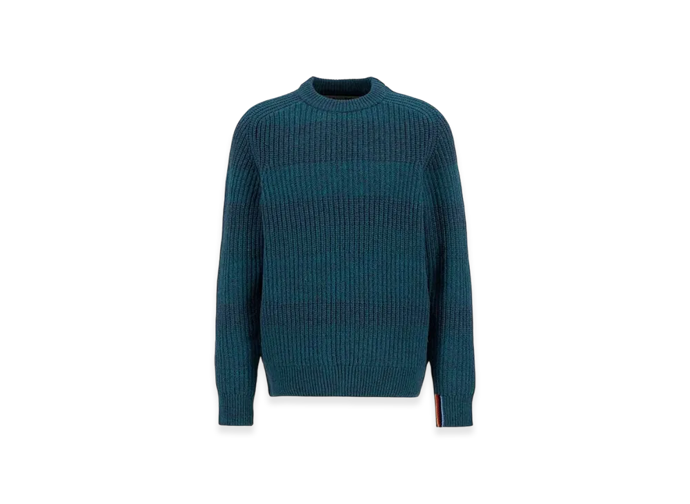 Barbour x Paul Smith Saddle Crew Neck Knit "Blue"