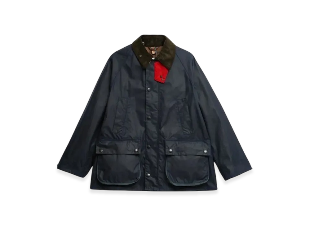 Barbour x Paul Smith Bedale Wax Jacket Oversized Fit "Navy"